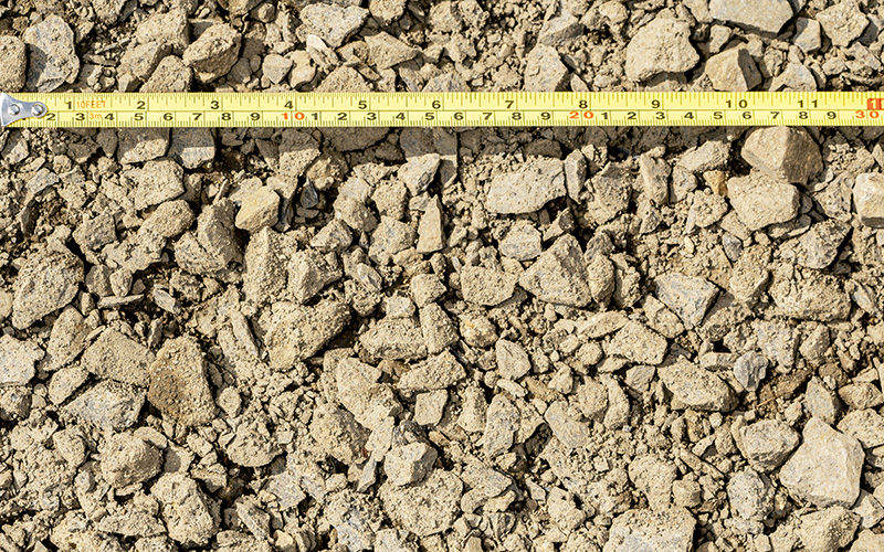 #1895_3quarter Quarry Rock-800x500 three quarter quarry rock with measuring tape
