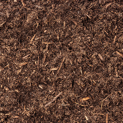 Dark fir bark dust